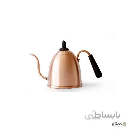 کتری مسی مدل دسته چوبی
Copper kettle model wooden handle