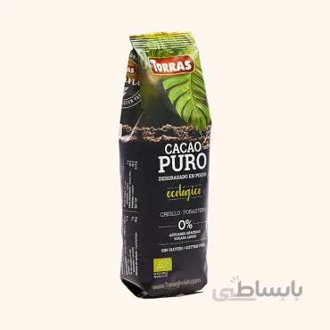 پودر کاکائو توراس ارگانیک، کم چربی و بدون گلوتن 150 گرمی