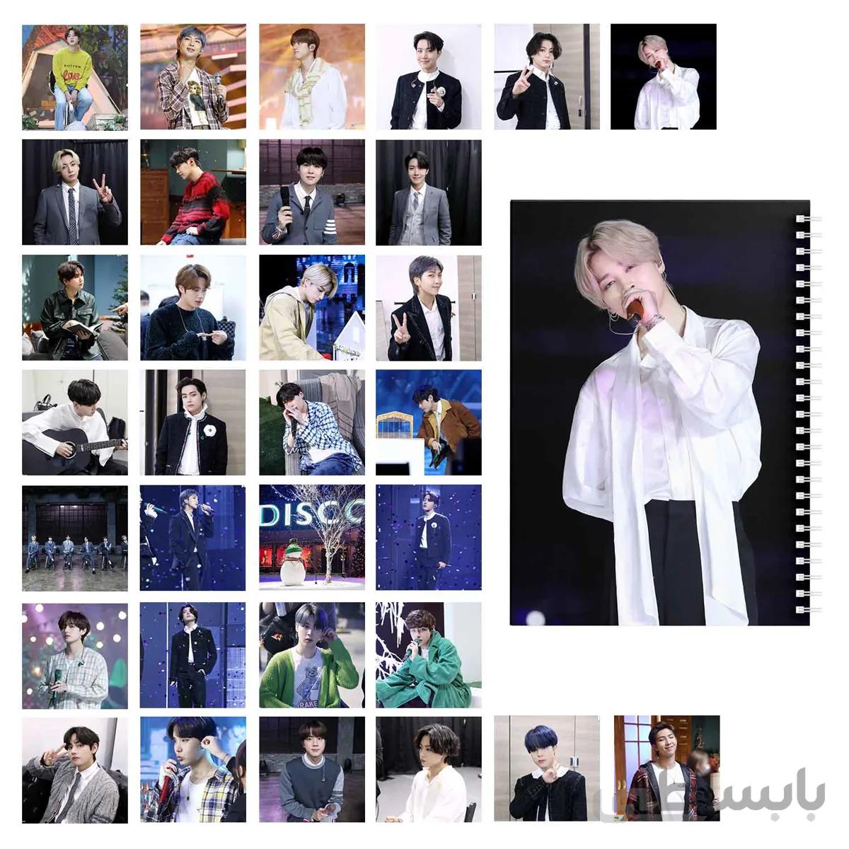 مجموعه 32 عددی فتوکارت BTS Life به همراه دفتر یادداشت کد 10111219