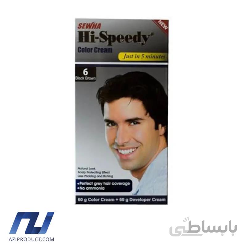 کیت رنگ مو مردانه سوها مدل Hi Speedy شماره 6