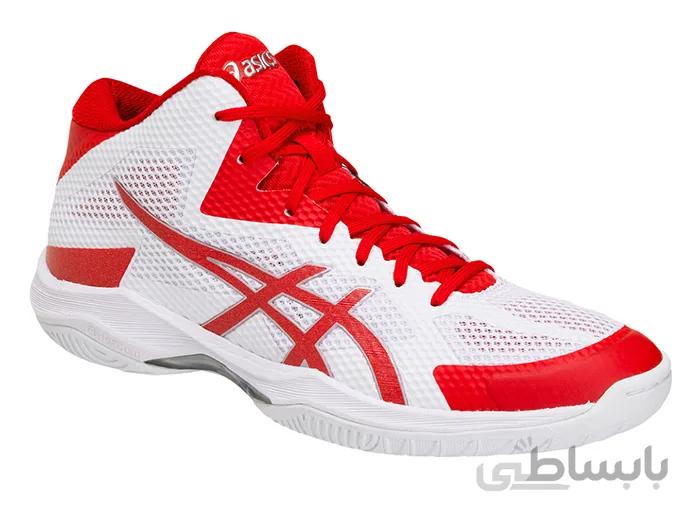 کفش والیبال آسیکس مدل V SWIFT FF MT WHITE/RED