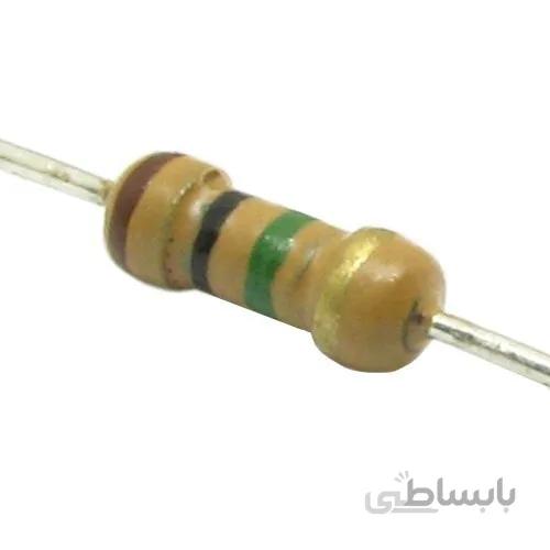 مقاومت 1 مگا اهم 1/4 وات 5 درصد | 1M