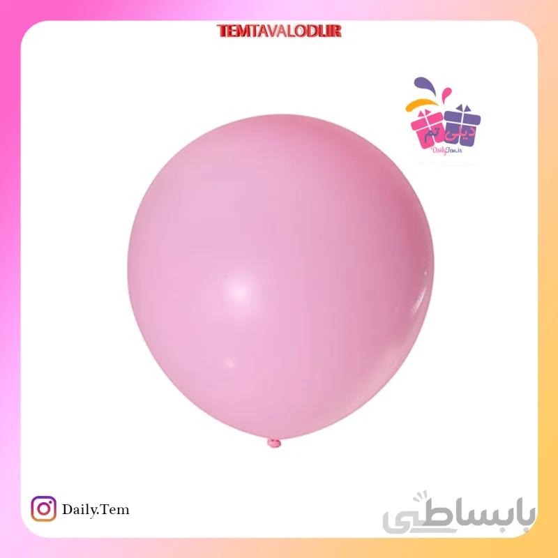 بادکنک پاستیلی نیم بالن گلبهی