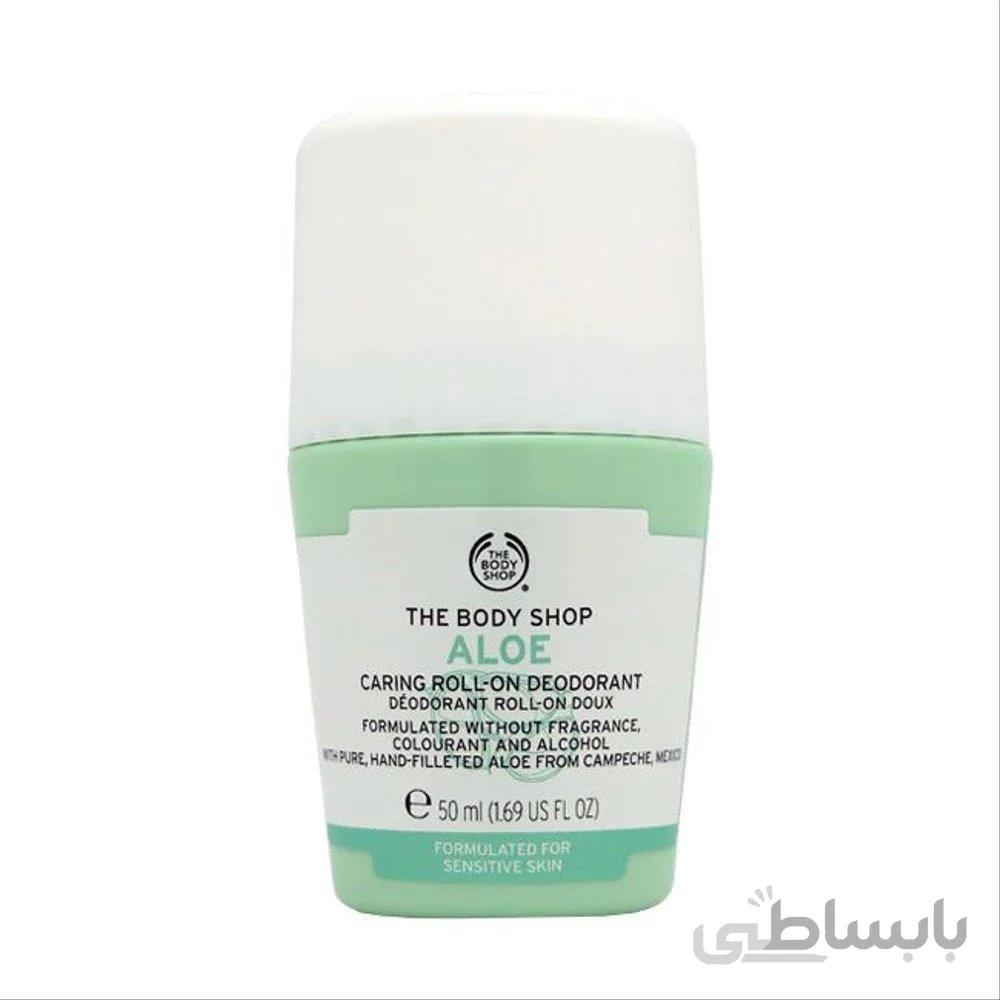 دئودورانت رولی آلوئه ورا بادی شاپ ا The Body Shop Aloe Roll On Deodorant