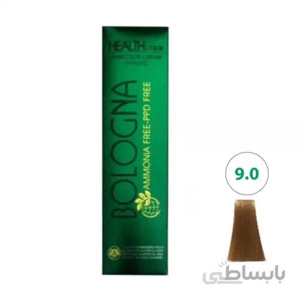 رنگ مو بدون آمونیاک بلونیا سری natural شماره 9.0 بلوند خیلی روشن