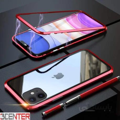 قاب مگنتی آهنربایی دو تیکه شفاف Iphone 11