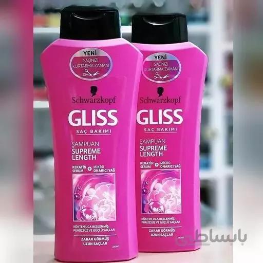شامپو سر گلیس مدل Supreme Length ا Gliss Hair Repair Supreme Length 525ml