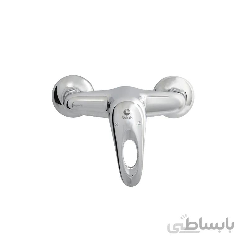 شیرآلات شیبه توالت مدل کیش کروم