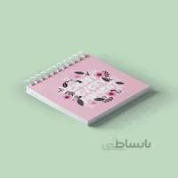 دفتر یادداشت سیمی مربع Moments