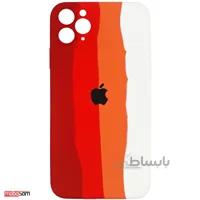 کاور سیلیکونی محافظ لنزدار رنگین کمانی مناسب برای گوشی اپل iPhone 11 Pro Max