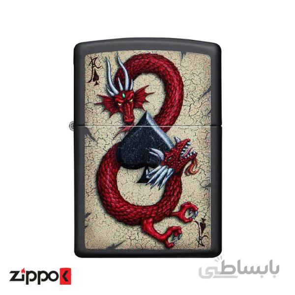 فندک زیپو Dragon Ace Design کد 29840