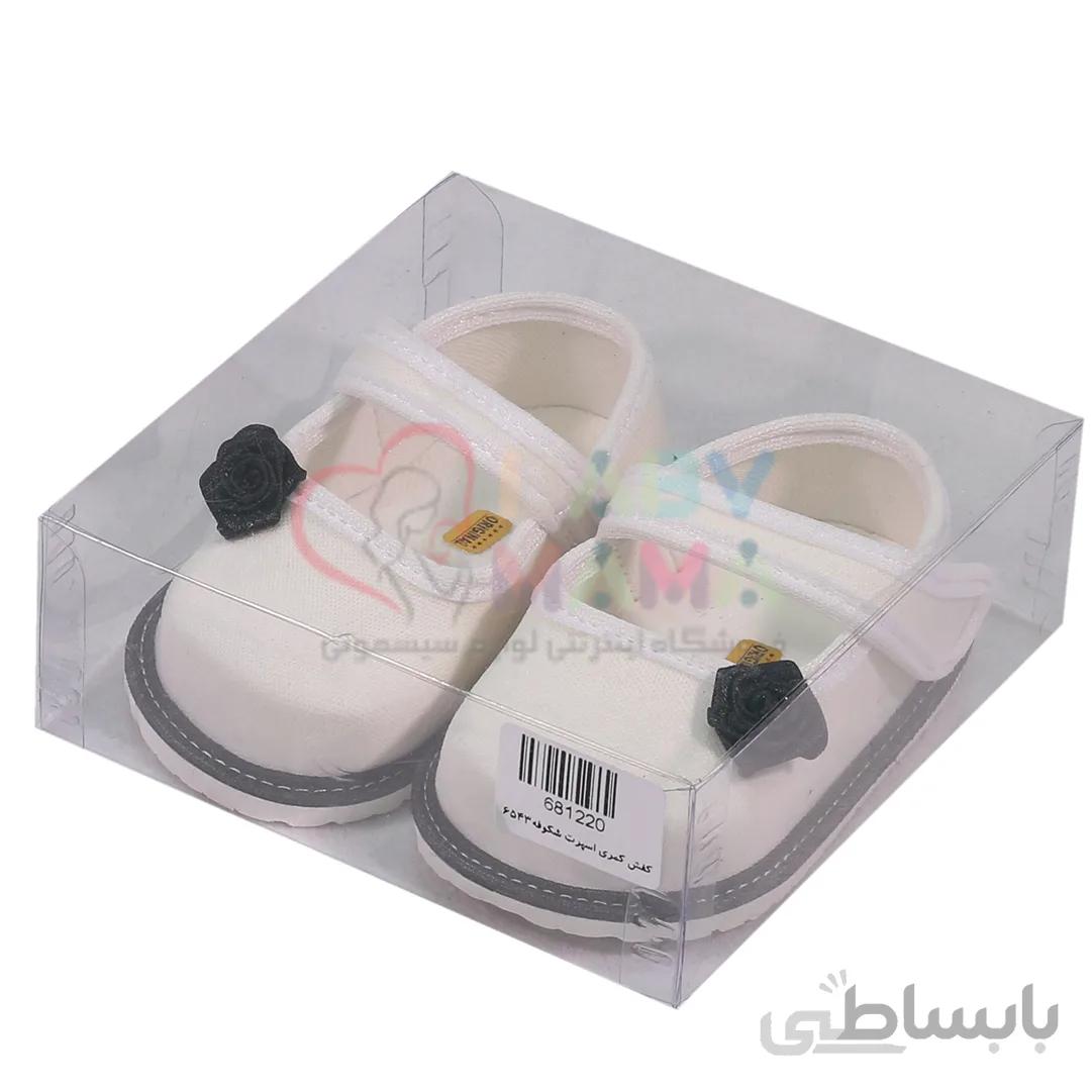پاپوش نوزادی کمری مدل شکوفه