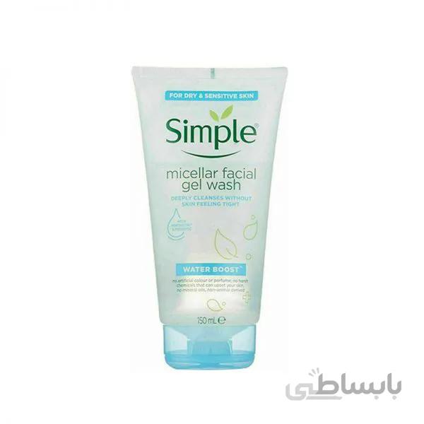 ژل شستشوی صورت میسلار سیمپل | Simple