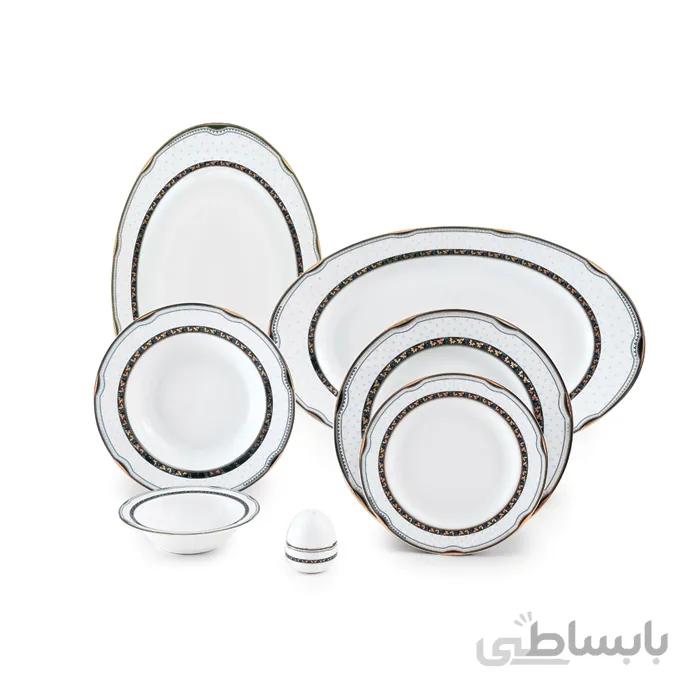 سرویس چینی ۲۸ پارچه چینی زرین سری ایتالیا اف مدل پرشیا
