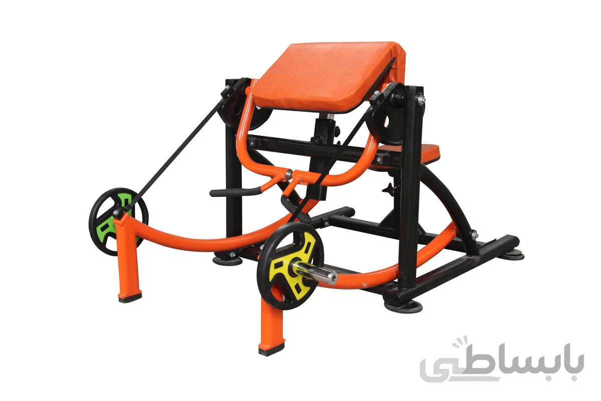 دستگاه بدنسازی باشگاهی المپیک فیتنس لاری مکانیک تک تک همر وزنه آزاد5005 ARM CURL