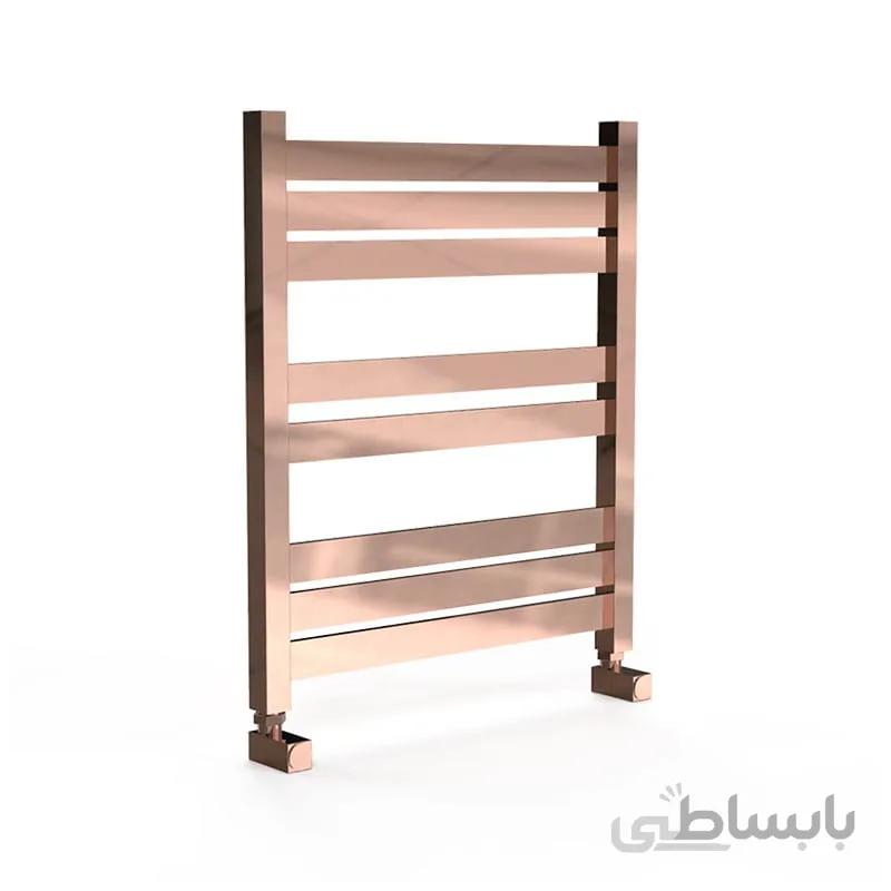 حوله خشک کن استیل رزگلد فلت 40