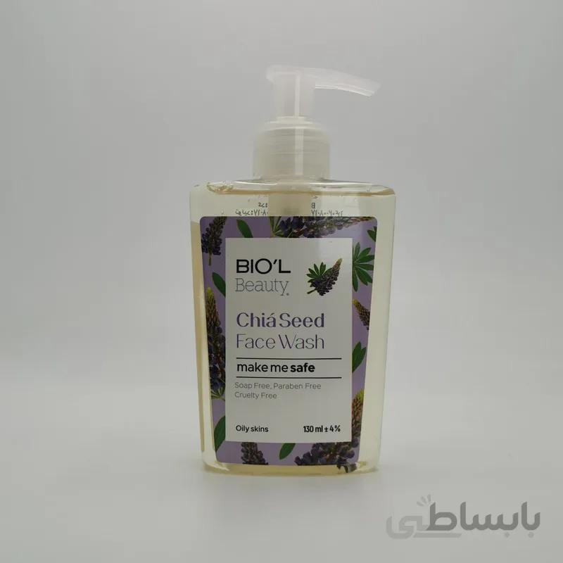 فیس واش ژله‌ای CHIA SEED بیول مناسب پوست چرب