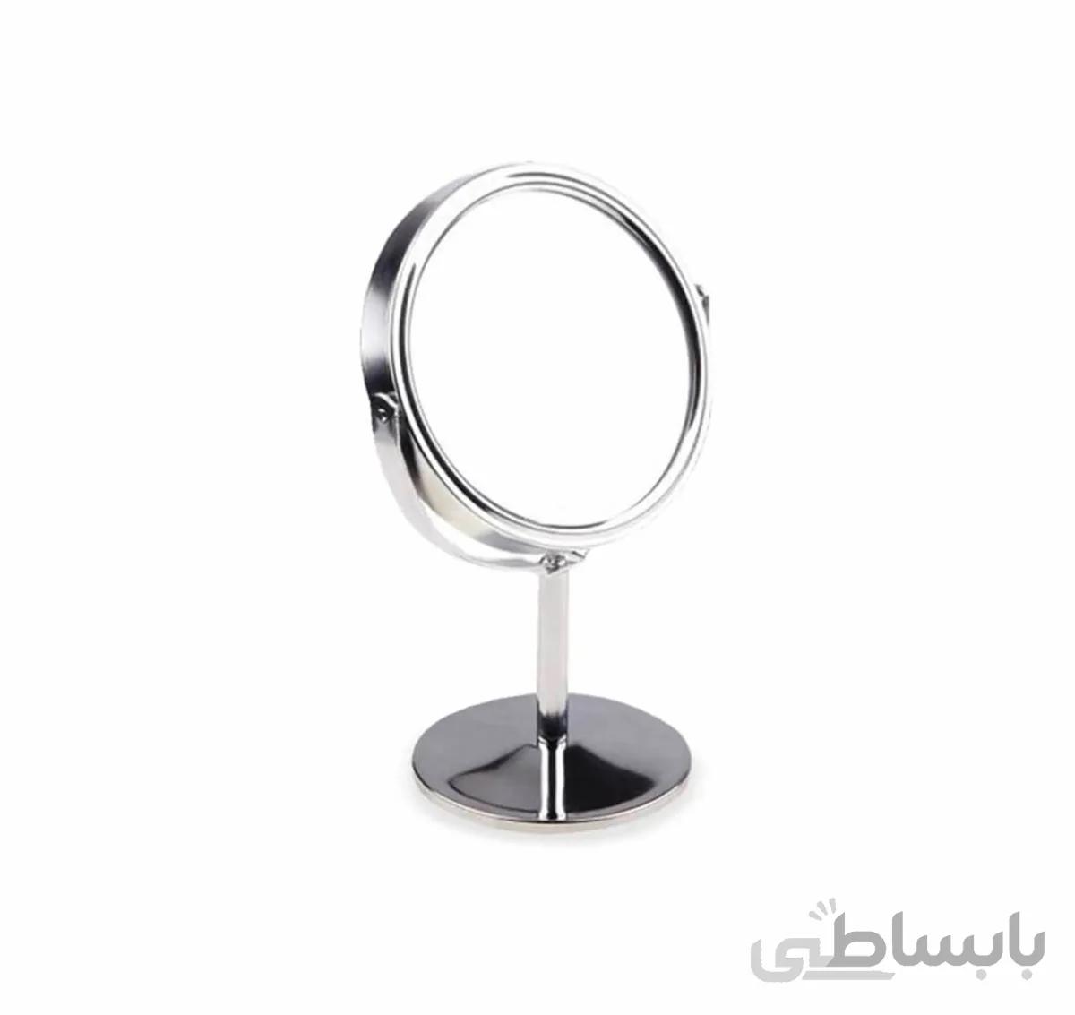 آینه رومیزی jewel دو طرفه فلزی