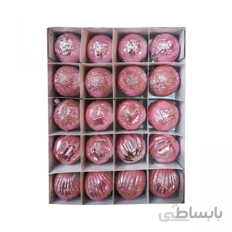 آویز گوی لاکچری بسته 20 عددی مدل STCH235
