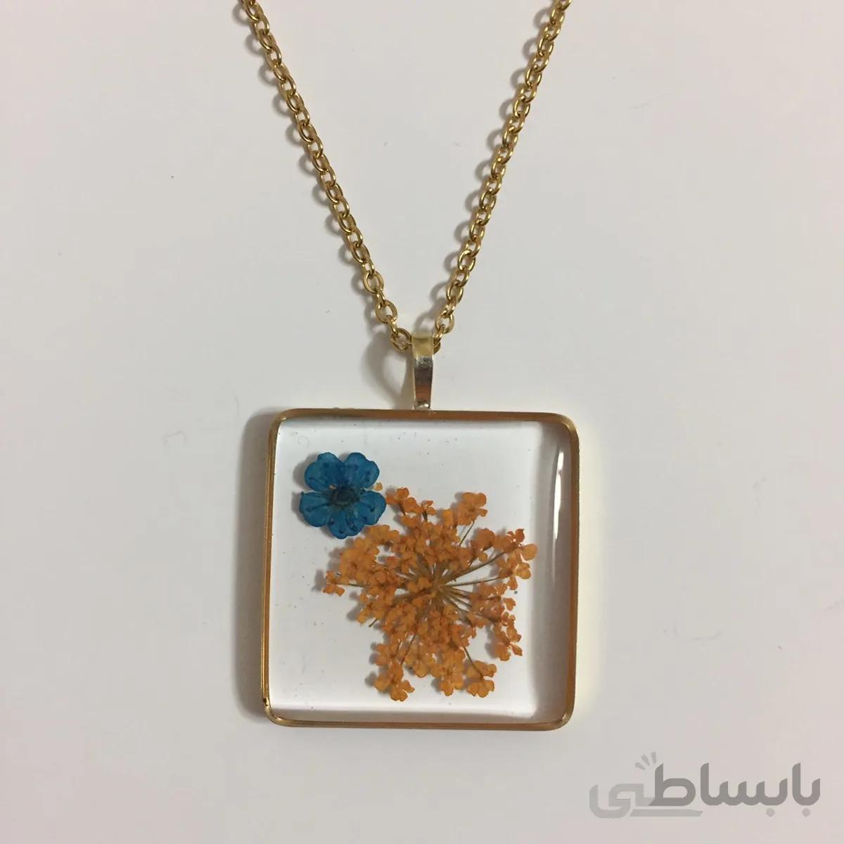 گردنبند رزین اپوکسی کد far-58