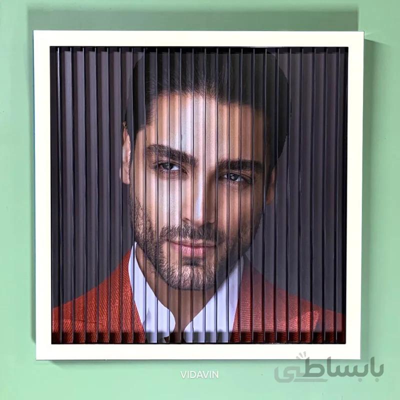تابلو سه بعدی Canton (با عکس دلخواه) – سفید – سایز 30×30 سانتی متر