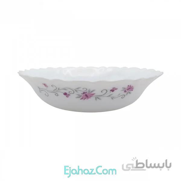 کاسه پارس اپال فله طرح لیندا کد 124S بسته 6 عددی