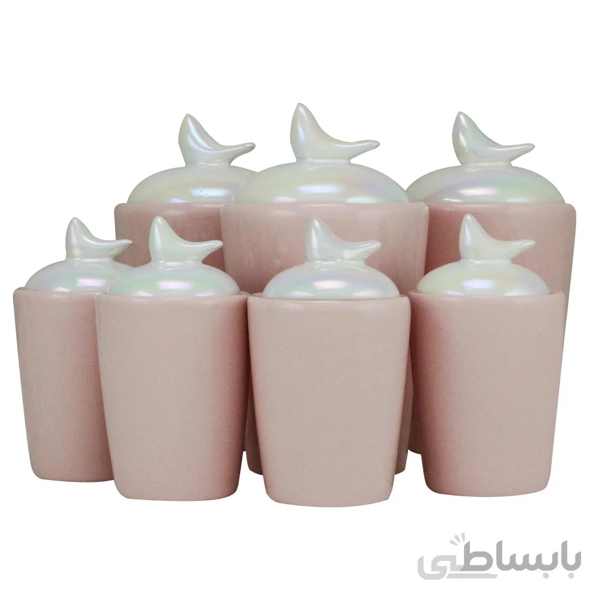 ست جای ادویه 7 پارچه مدل ژانت