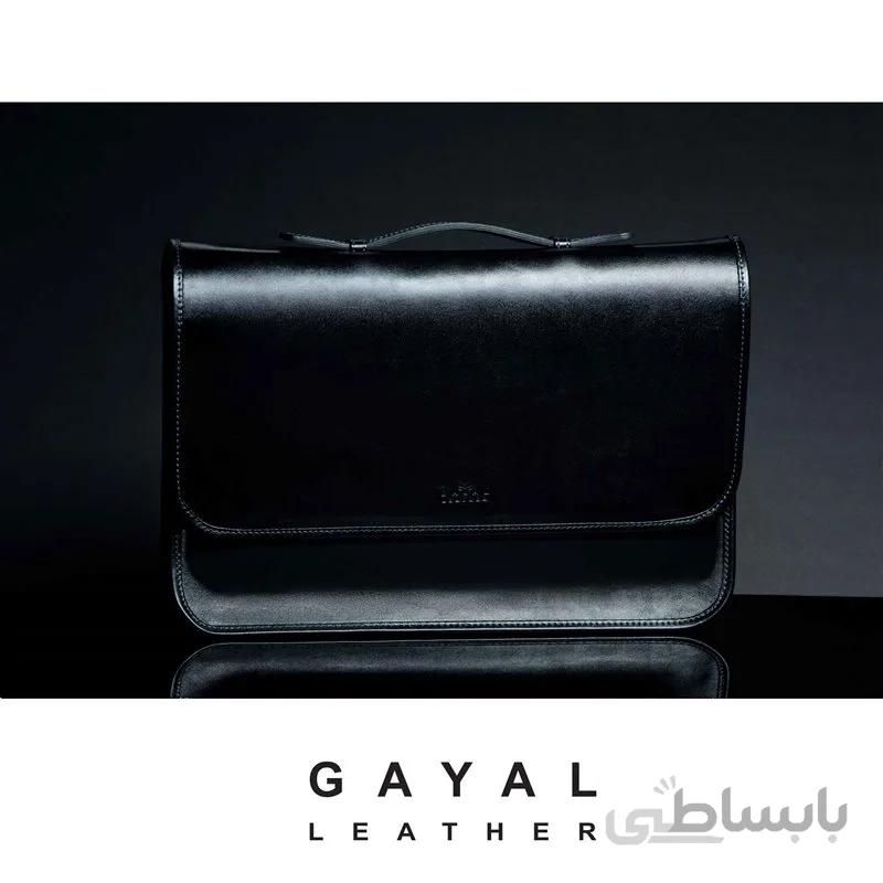 فولدر دسته دار چرم گَیال F225 مشکی
