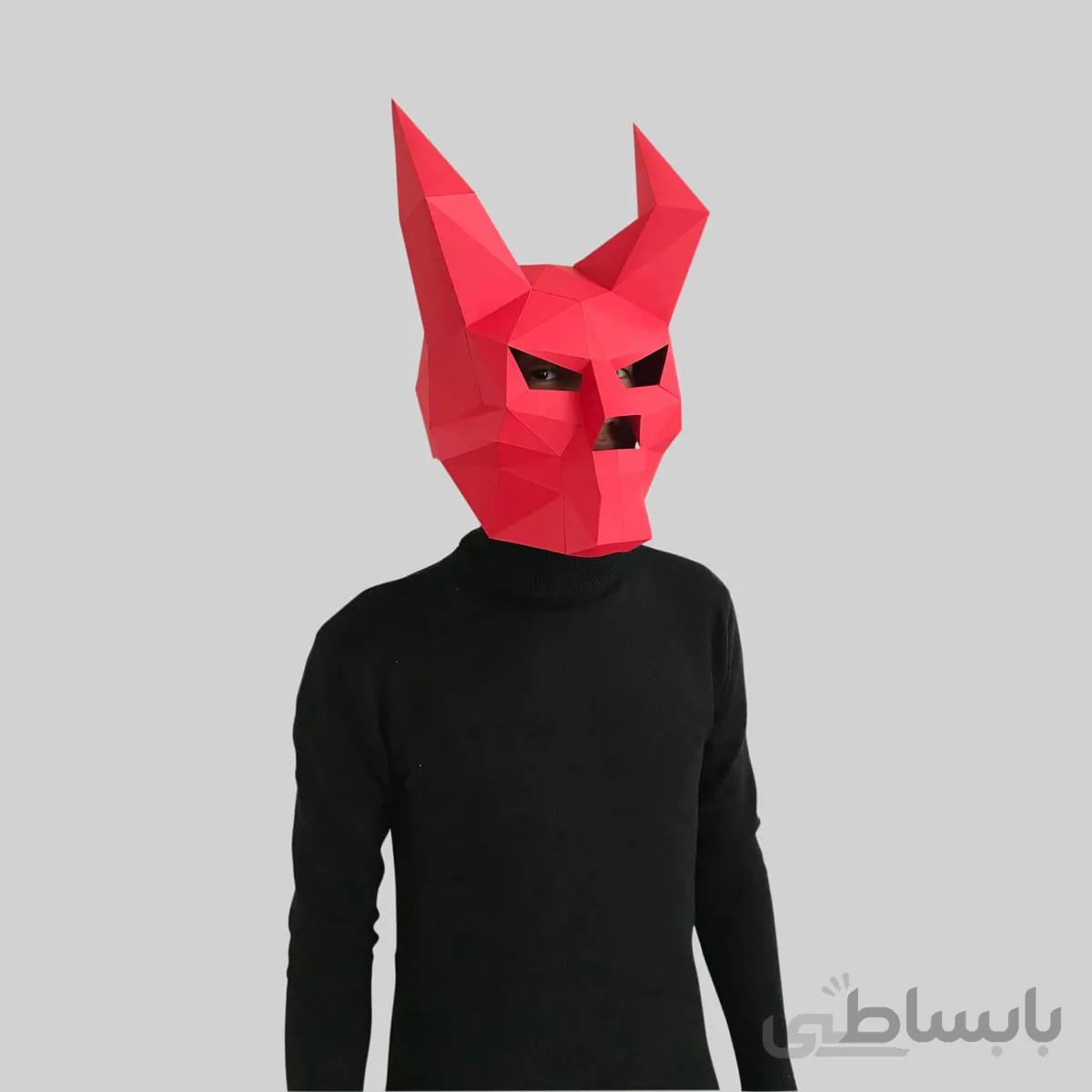 ماسک صورت اوریگامی جمجمه شیطان