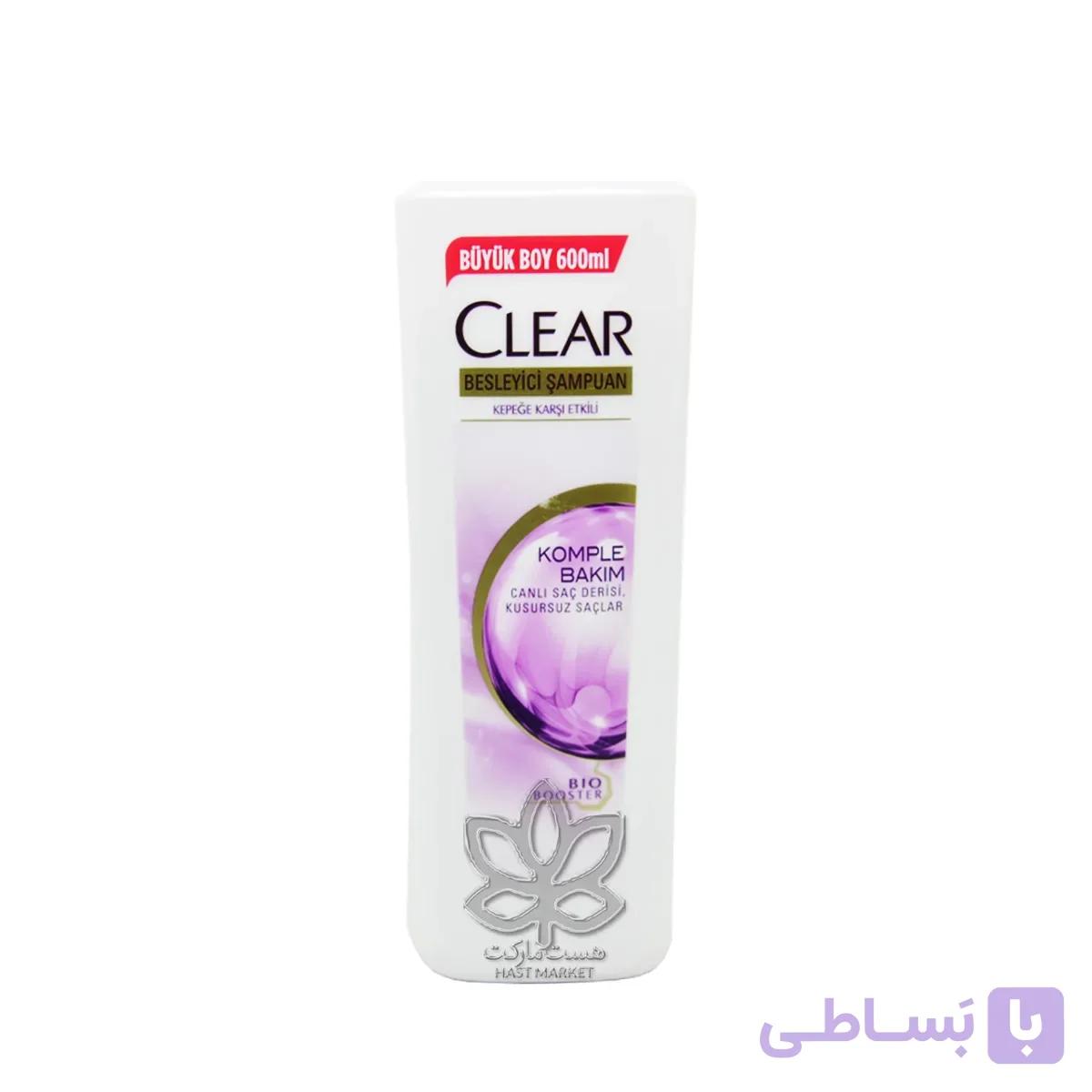 شامپو ضد شوره مغذی و ترمیم کننده ۶۰۰ میل کلییر – clear