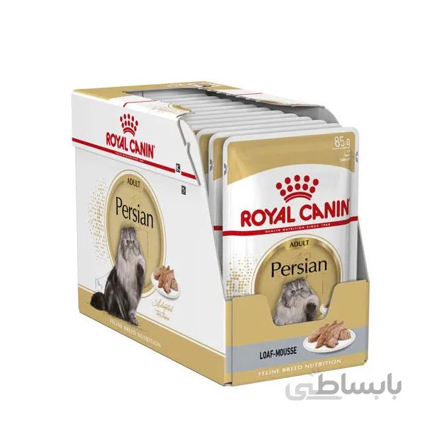 پوچ گربه رویال کنین مدل Persian Adult وزن ۸۵ گرم ا Royal Canin Persian Adult 85g کد 345072