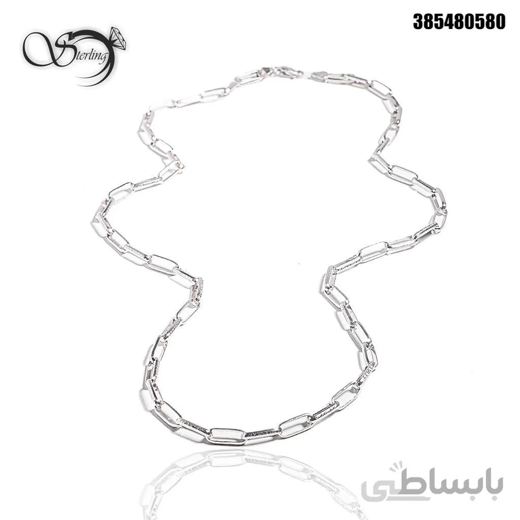 زنجیر نقره آروین عیار ۹۲۵ و ساخت ایتالیا