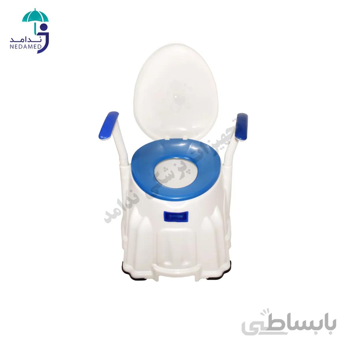 توالت مبله پلاستیکی دور بسته با تبدیل اطفال