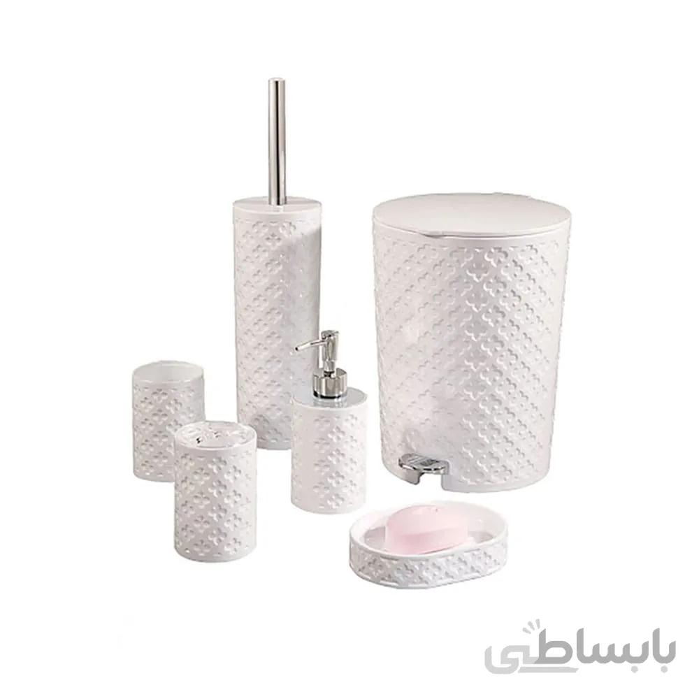 ست سرویس بهداشتی 6 تکه لیمون طرح جور کد 1760