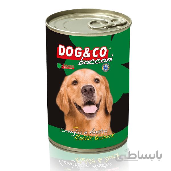 کنسرو سگ داگ اند کو با طعم گوشت خرگوش و اردک _ Dog&co