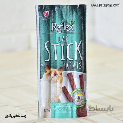 تشویقی گربه رفلکس مدادی طمع بره و سبزیجات ساخت ترکیه سه عدد ۵ گرمی کد ۳۳۰