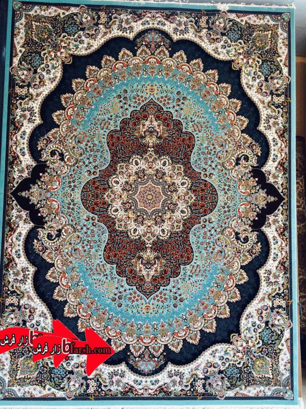 فرش700 شانه 10 رنگ ارکیده ابی