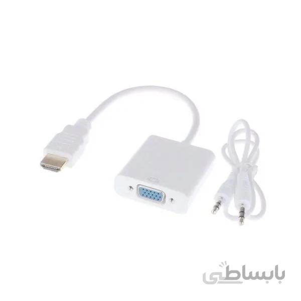 تبدیل HDMI به VGA بهمراه کابل AUX