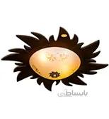 لوستر سقفی کوچک مدل خورشید دارکار کد 326