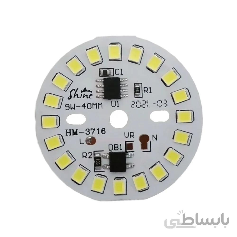 چیپ لامپ ال ای دی 9 وات حبابی مدل HM-3716