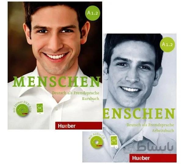 کتاب آلمانی منشن آ یک دو Menschen A1.2 kursbuch und Arbeitsbuch mit CD