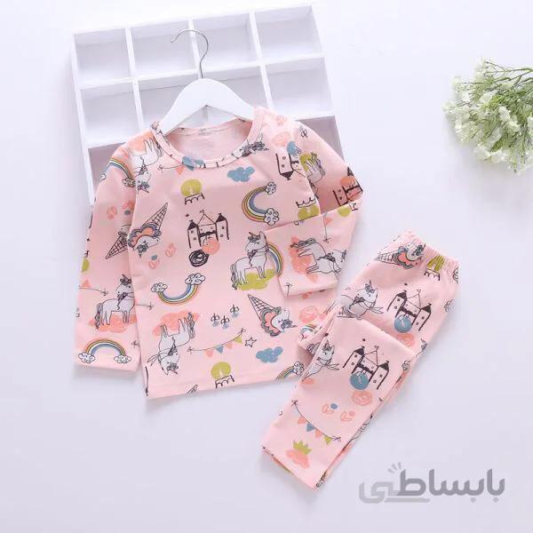 ست بلوز شلوار تک شاخ تمام پنبه کد:9013