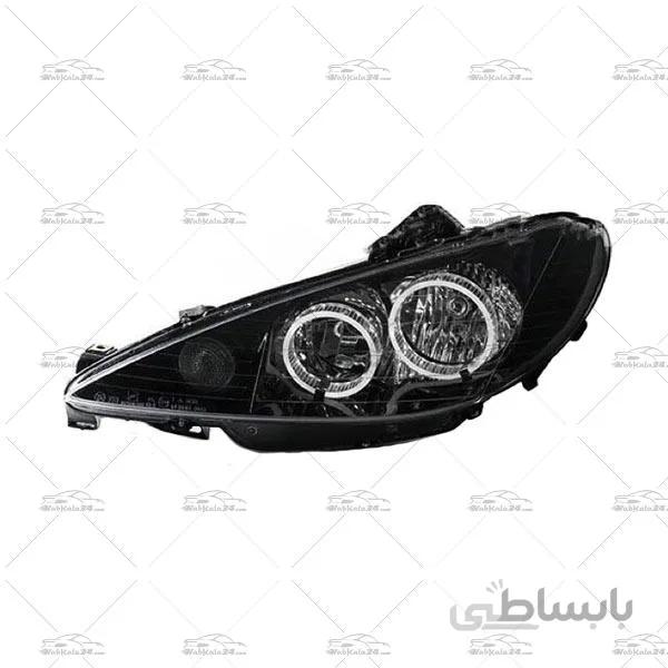 چراغ جلو اسپرت پژو 206 طرح سه بعدي