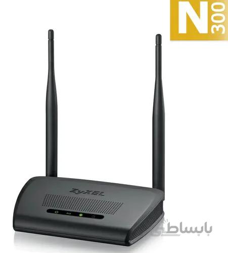 روتر خانگی بیسیم زایکسل مدل ان بی جی 418 ان وی2 ا روتر بیسیم زایکسل NBG-418N v2 N300 Wireless Home Router