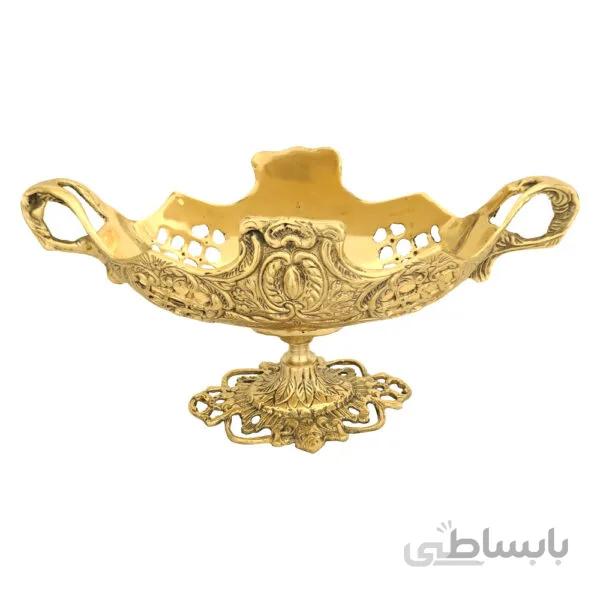 شکلات خوری برنزی طرح کشکول سایز متوسط کد ۱۰۴۶