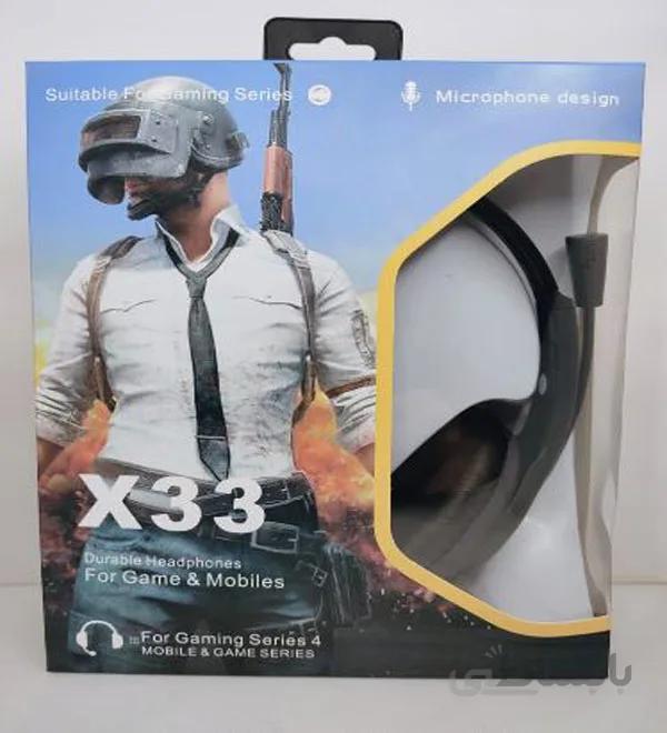 هدست خلبانی تک فیش گیمینگ X33 ا Headphone Gaming X Series/Gaming headset with Mic