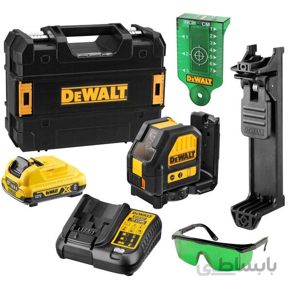 تراز لیزری دو خط سبز دیوالت (DEWALT) مدل DCE088D1G-GB 12V XR