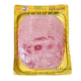 ژامبون فیله مخلوط 90 درصد گوشت و مرغ آندره وزن 300 گرم