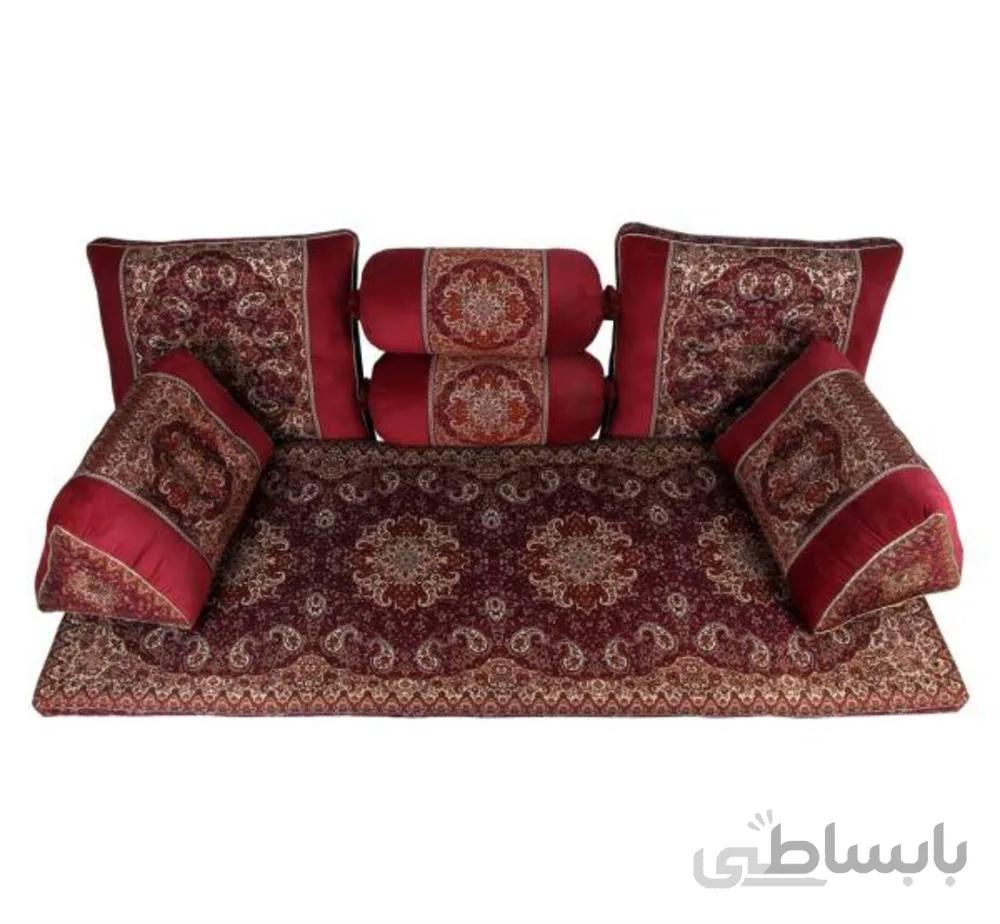 ست شاهنشین ۷تکه طرح خان سالار زرشکی تراکم ۲۰۰ ا 7-piece royal set designed by Khan Salar Zarshki, density 200