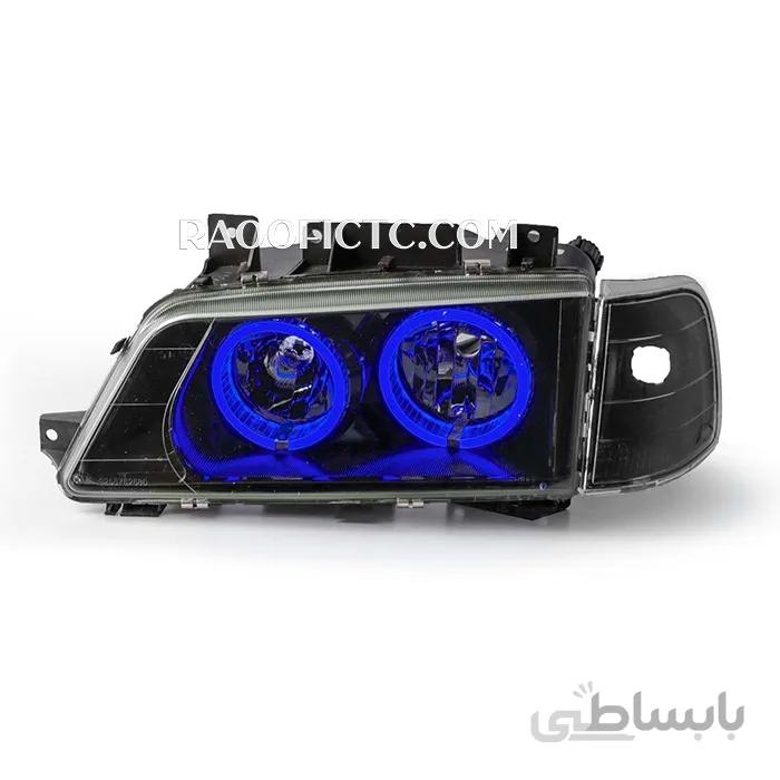 چراغ جلو پژو ۴۰۵ طرح گلس آبی